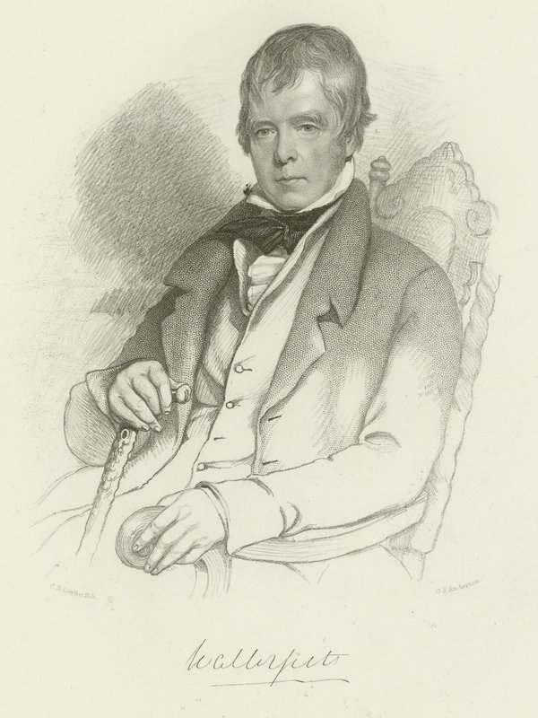 Sir Walter Scott von Charles Robert Leslie