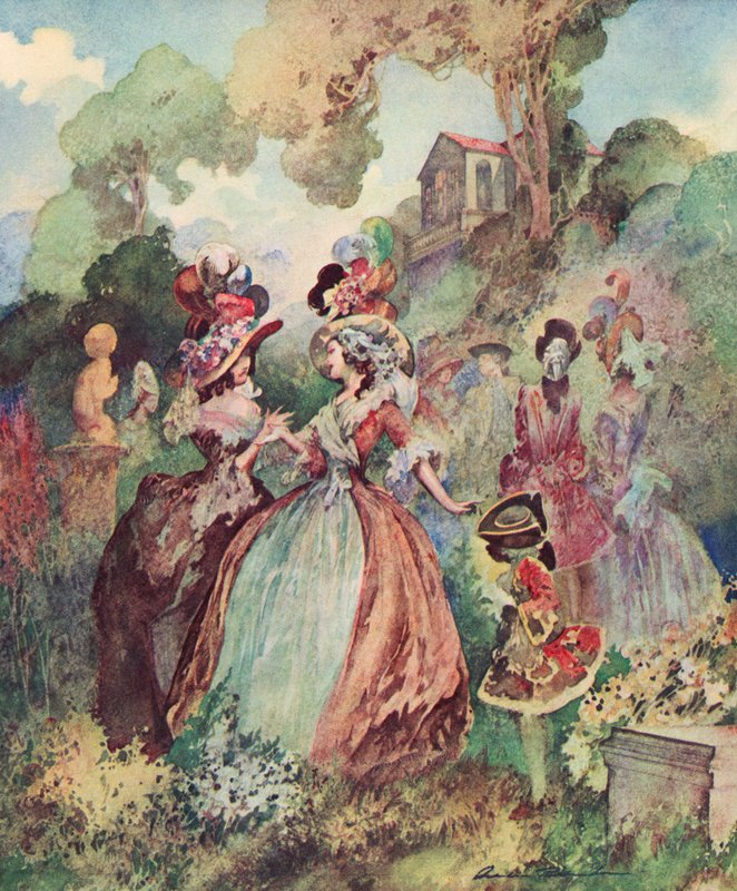 Ein kleiner Skandal, Marylebone Gardens von Charles Robinson