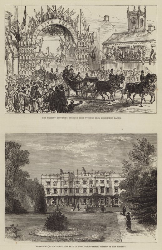 Der Besuch Ihrer Majestät in Hughenden von Sir John Charles Robinson