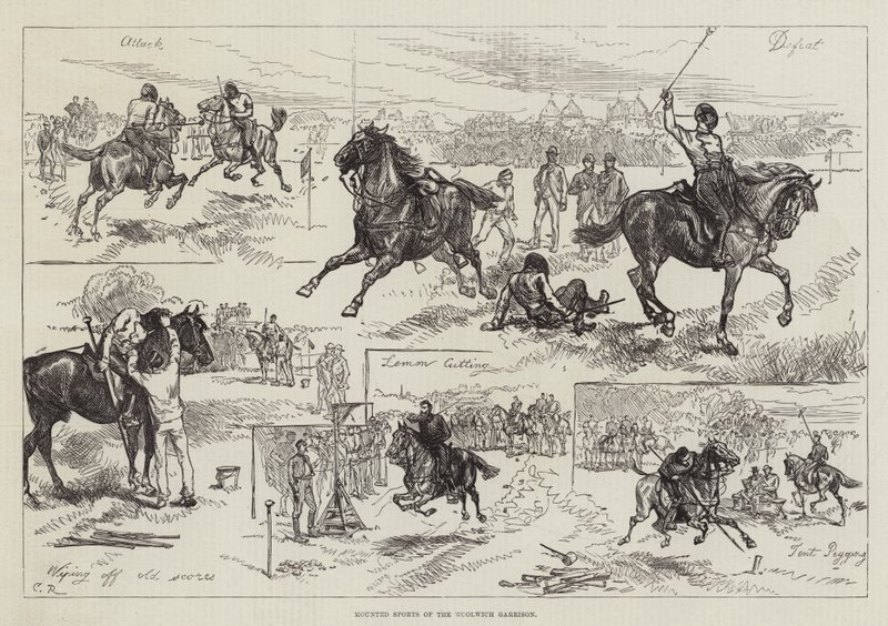 Reitsport der Garnison von Woolwich von Sir John Charles Robinson
