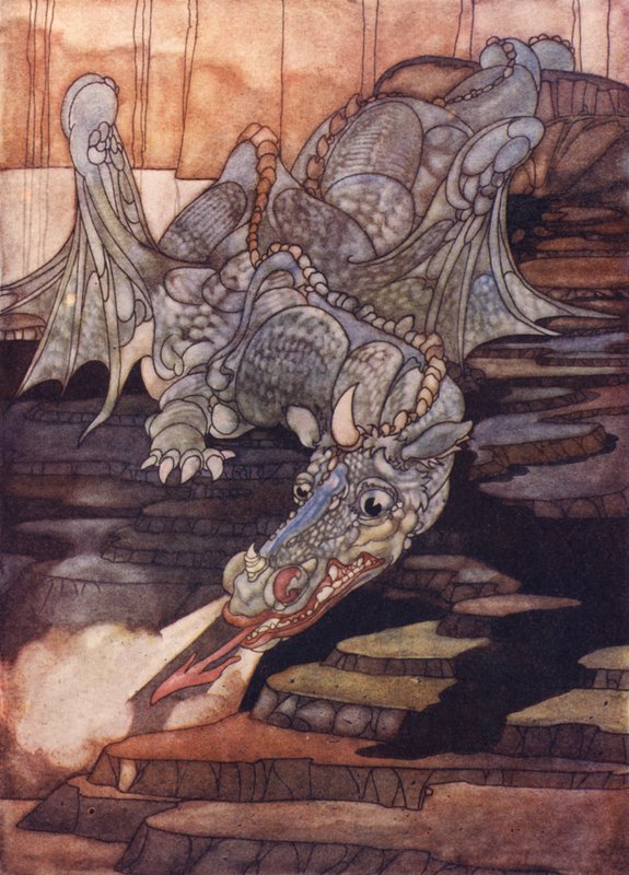 Der Drache, getötet von St. Georg von Charles Robinson
