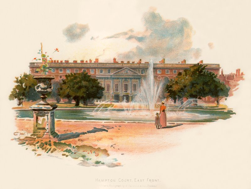 Hampton Court, Ostfront von Charles Wilkinson