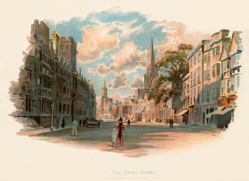 High Street, Oxford von Charles Wilkinson