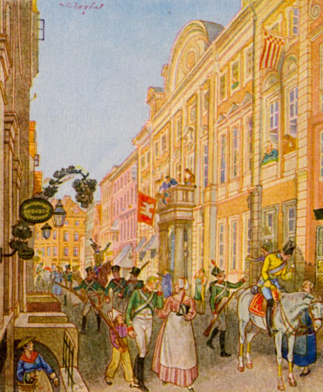 Hamburger Bürgerwehr von Christophe (1856 1945)