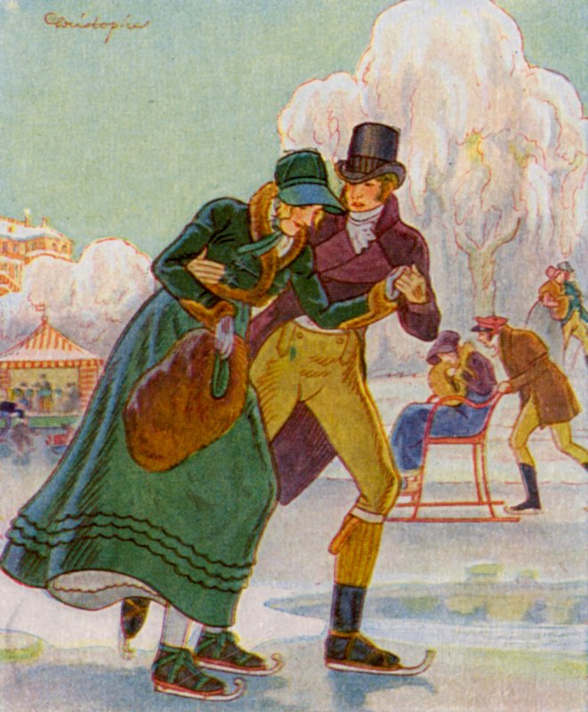 Schlittschuhlauf von Christophe (1856 1945)