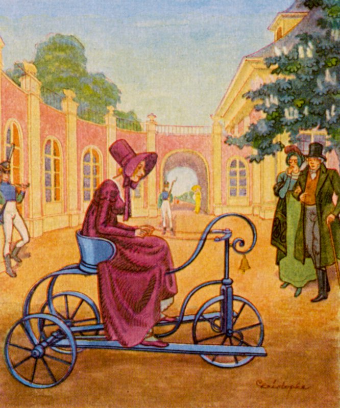 Draisinenfahren von Christophe (1856 1945)