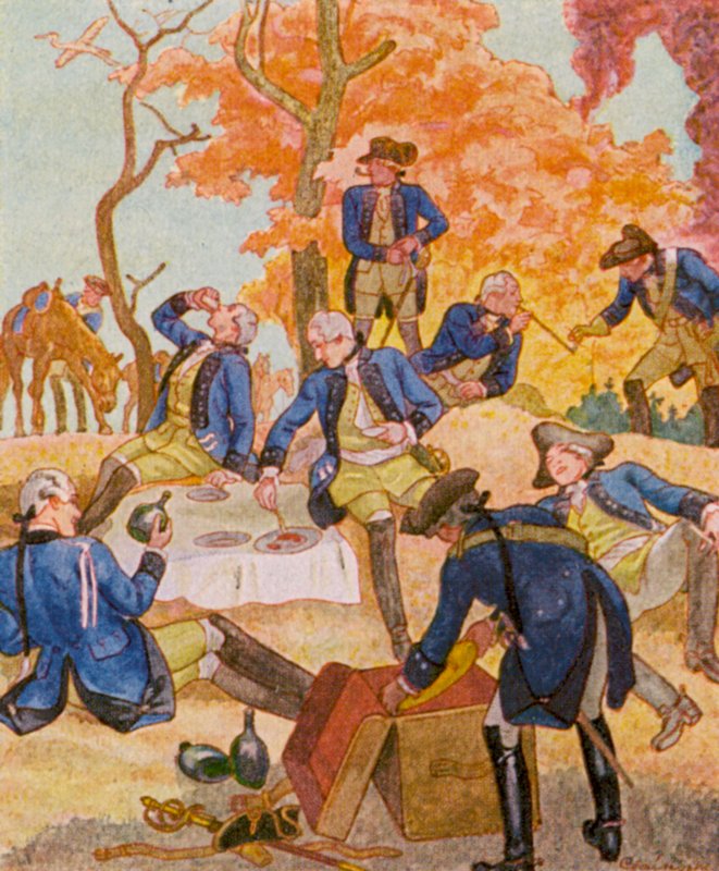 Offiziers-Picknick von Christophe (1856 1945)