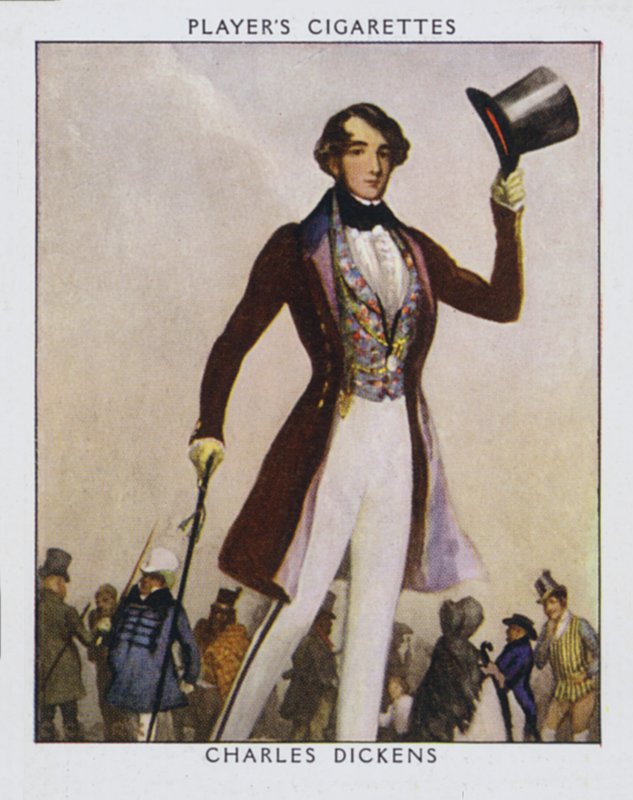 Charles Dickens (Farblithografie) von Christopher (after) Clark