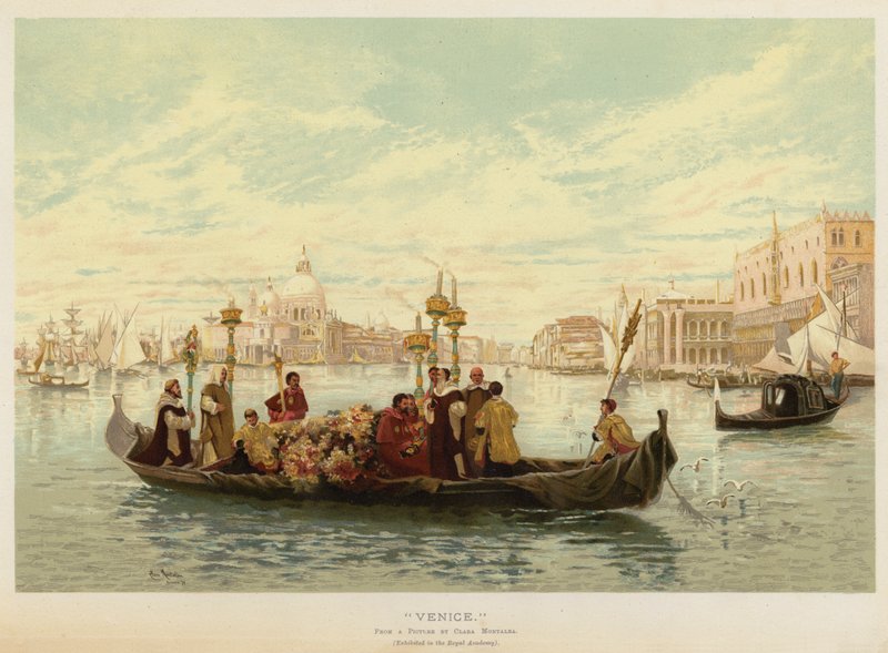 Venedig, ausgestellt in der Royal Academy von Clara Montalba