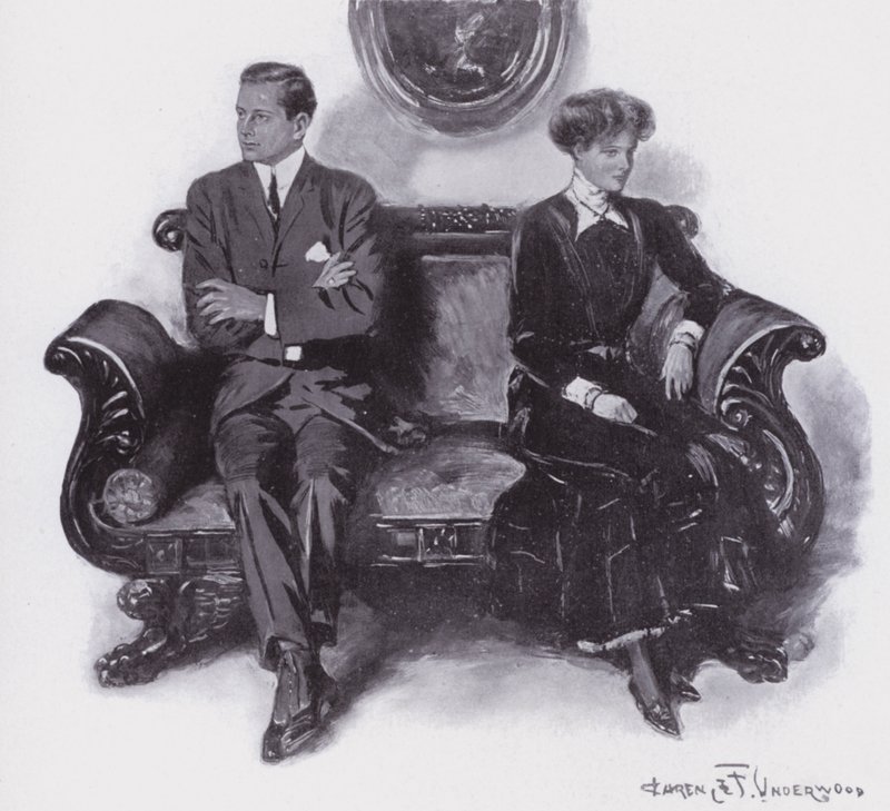Liebesstreit von Clarence F. Underwood