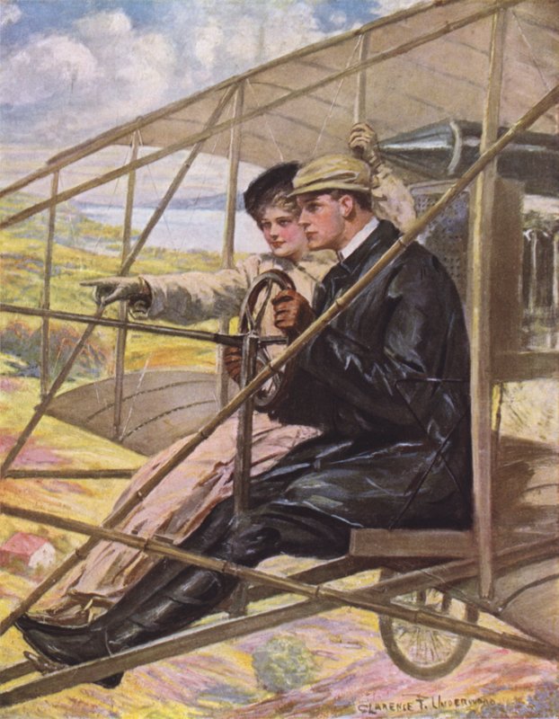 Liebe auf Flügeln von Clarence F. Underwood