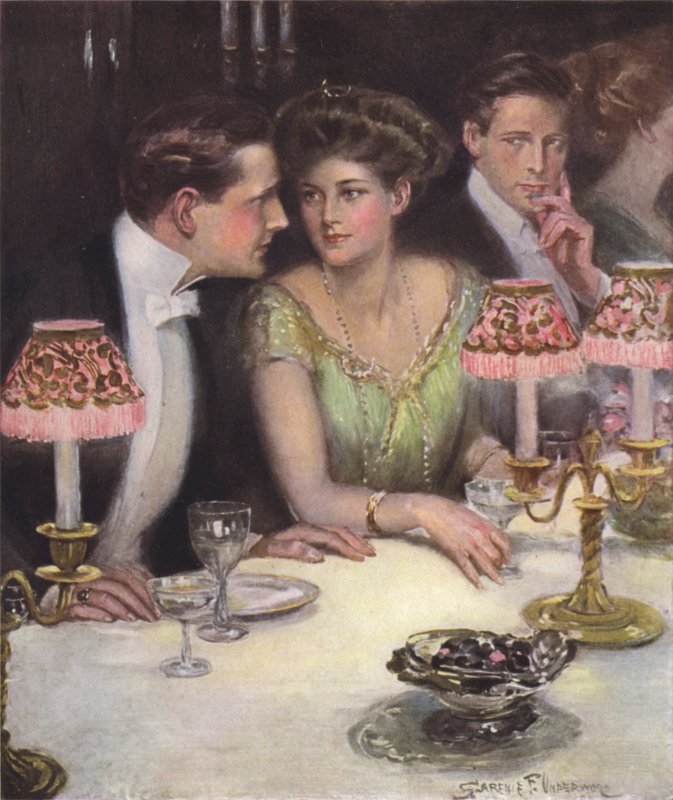 Die einzigen zwei beim Abendessen von Clarence F. Underwood