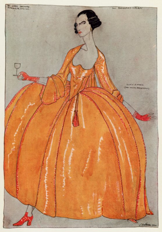 Die Bettleroper, Lucy Lockit von Claud Lovat Fraser