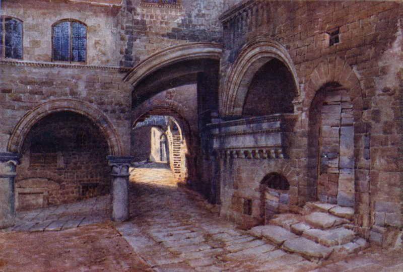 Piazza Pellegrino, Viterbo von Commendator Formilli
