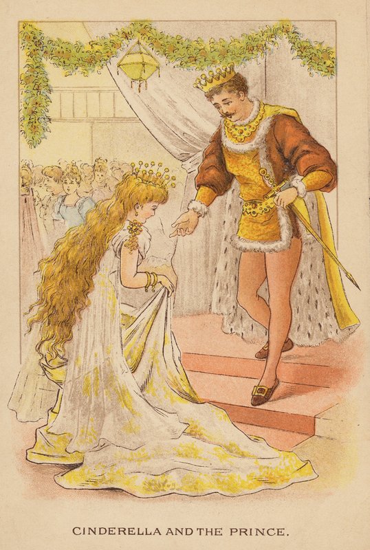 Aschenputtel (Farblithographie) von Constance Haslewood