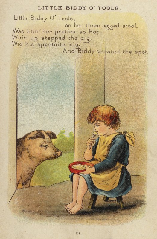 Kinderreim: Kleine Biddy O