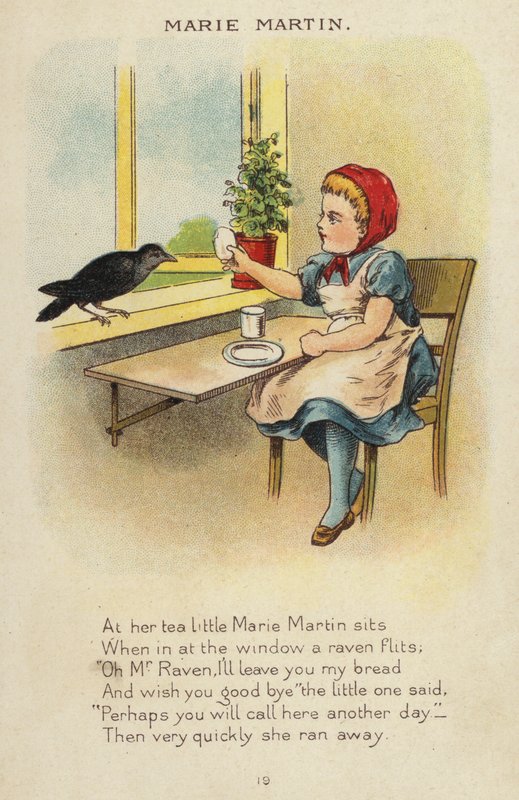 Kinderlied: Marie Martin (Chromolithografie) von Constance Haslewood