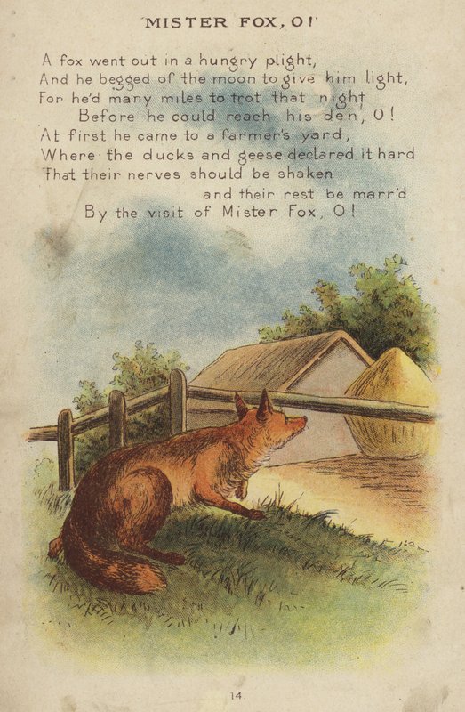 Kinderreim: Mister Fox, O! von Constance Haslewood