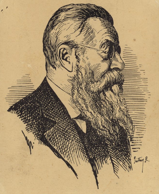 Porträt von Otakar Ševčík von Czech School