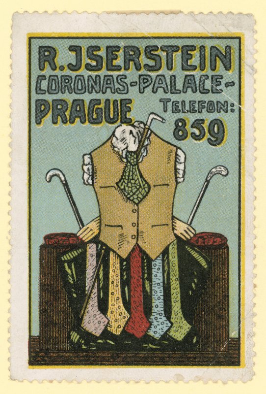 R Jserstein Herrenbekleidung, Prag von Czech School