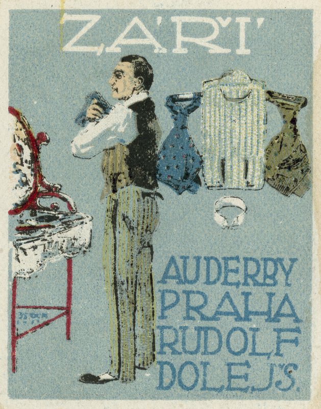 September. Au Derby Rudolf Dole Mode, Prag von Czech School