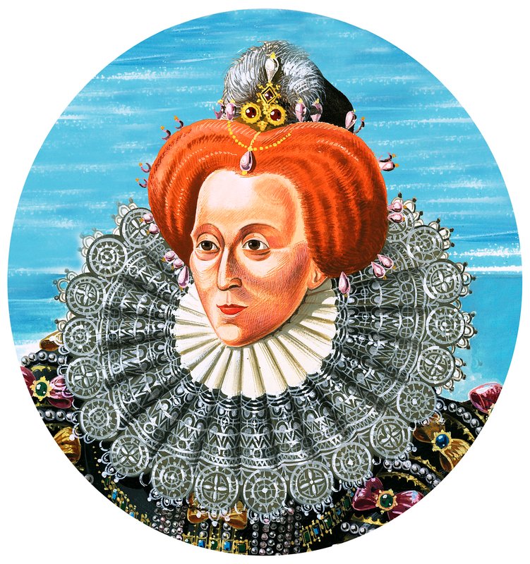 Königin Elisabeth I. von Dan Escott