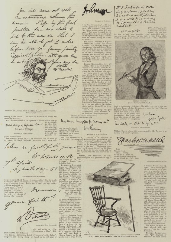 Die Dyce und Forster Sammlungen von Daniel Maclise