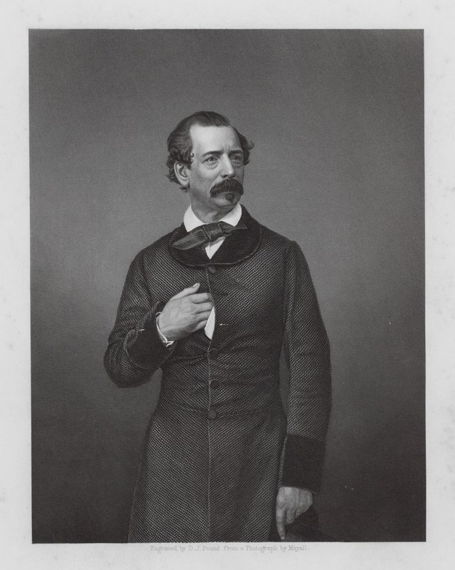 William Frederick Wallett, englischer Clown (Gravur) von Daniel John. Pound