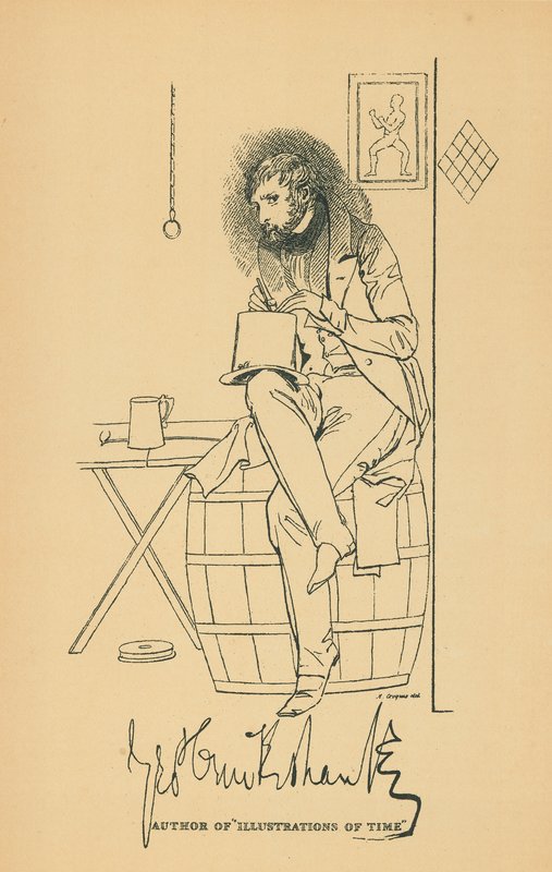 George Cruikshank von Daniel Maclise