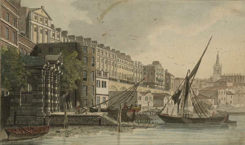 Wassertor, York Buildings, London von Daniel Turner