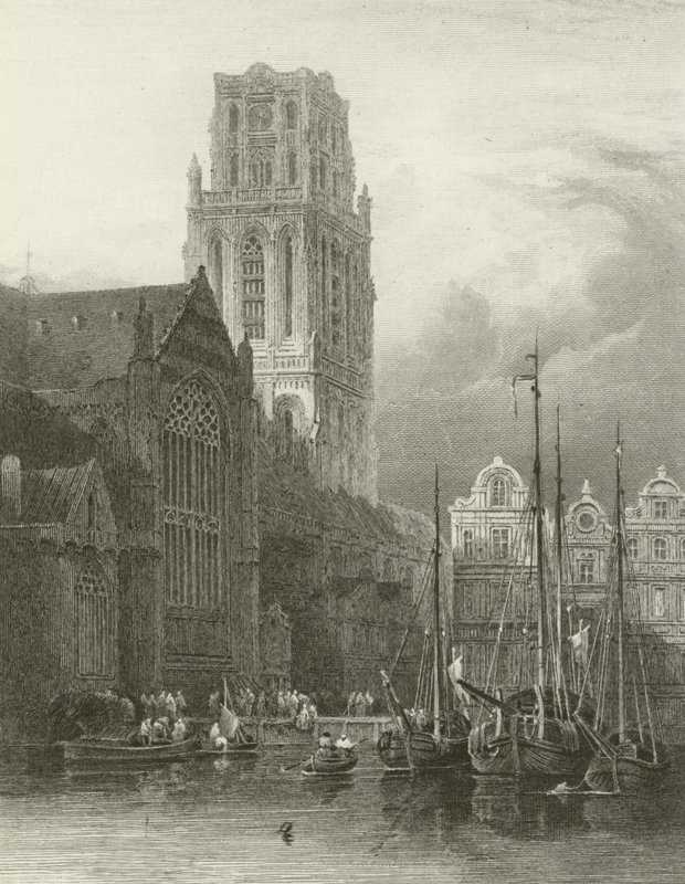 Rotterdam, Kirche St. Laurentius von David Roberts