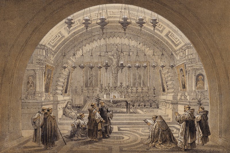 Golgatha (Farblithografie) von David (after) Roberts