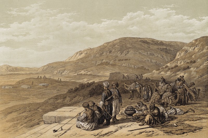 Jakobsbrunnen in Sichem von David (after) Roberts