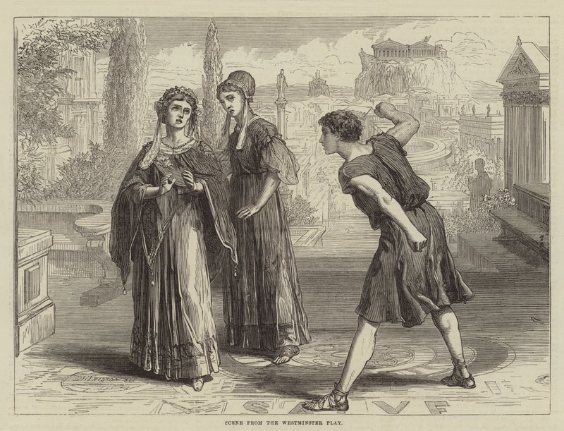 Szene aus dem Westminster-Spiel von David Henry Friston