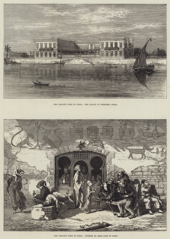 Der Besuch des Prinzen in Indien von David Henry Friston