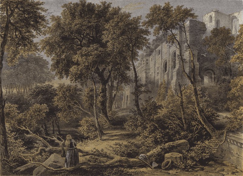 Abtei Dunfermline von David Octavius Hill and Robert Adamson