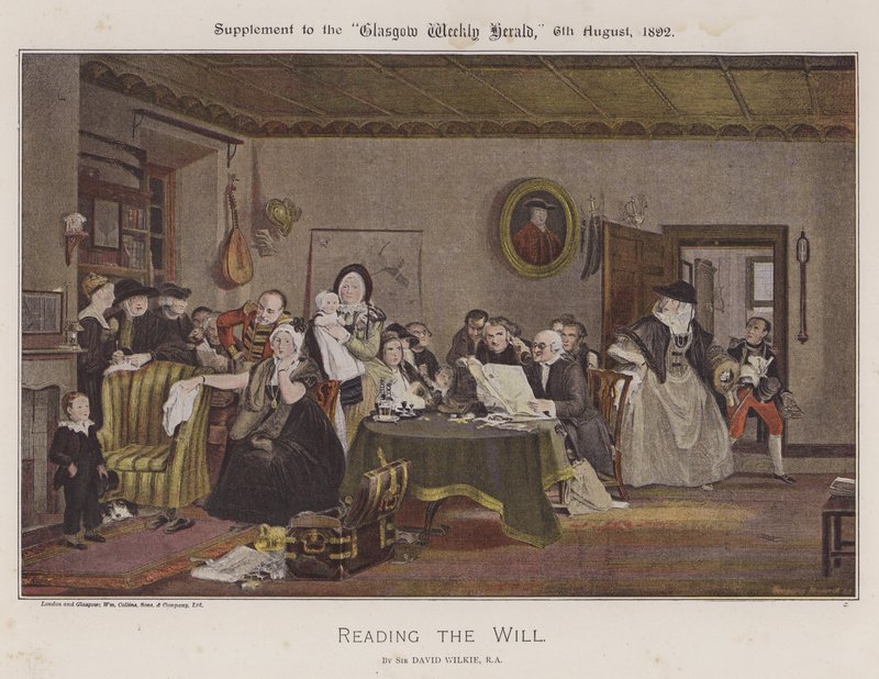 Das Testament lesen von David Wilkie