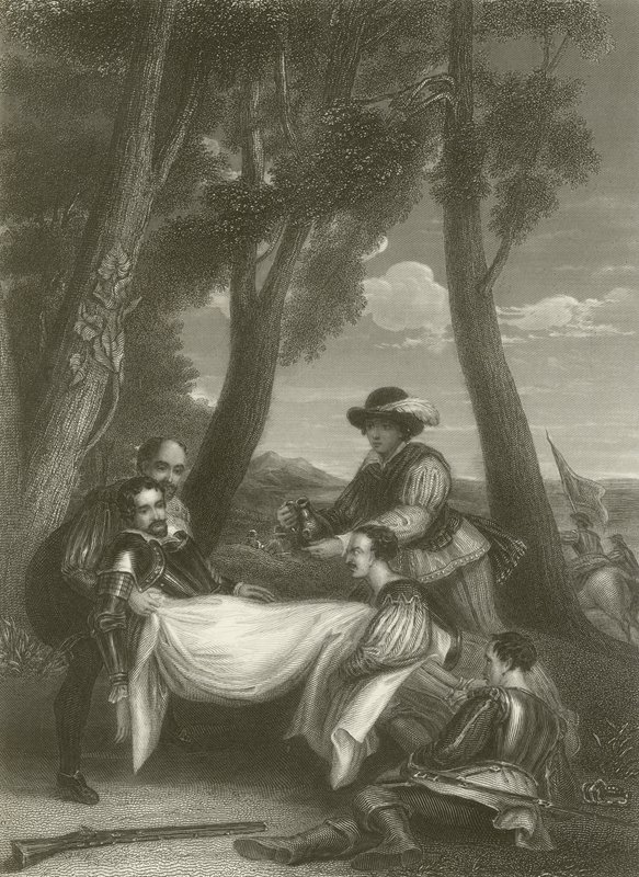 Der Tod von Sir Philip Sidney von David Wilkie