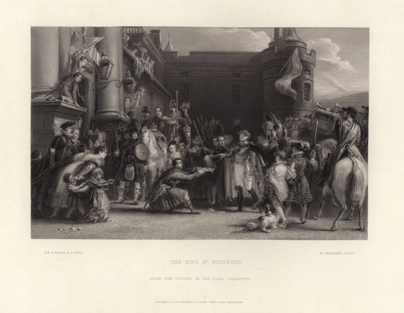 Der König in Holyrood von David Wilkie