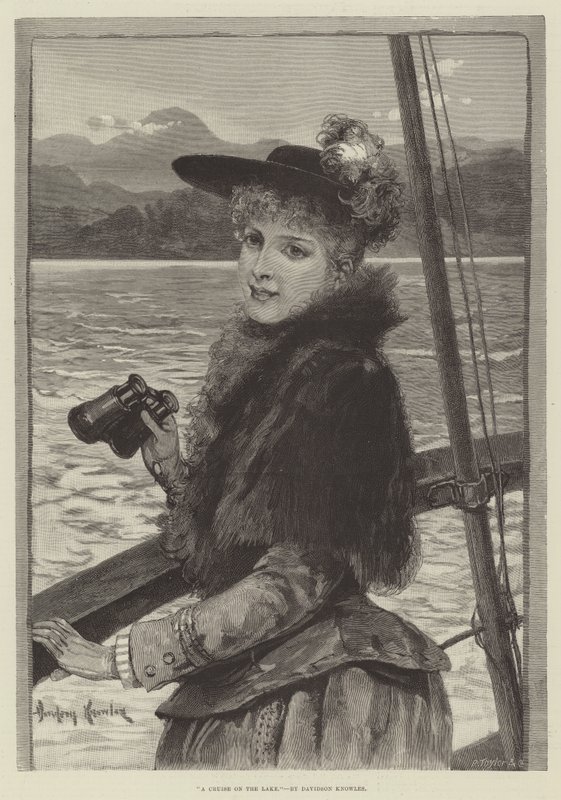 Eine Kreuzfahrt auf dem See von Davidson Knowles