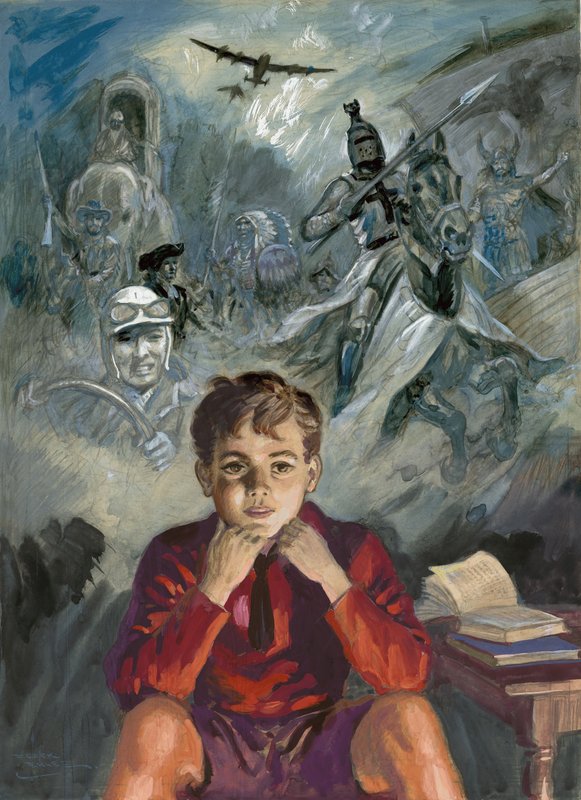 Junge beim Nachdenken von Derek Charles Eyles