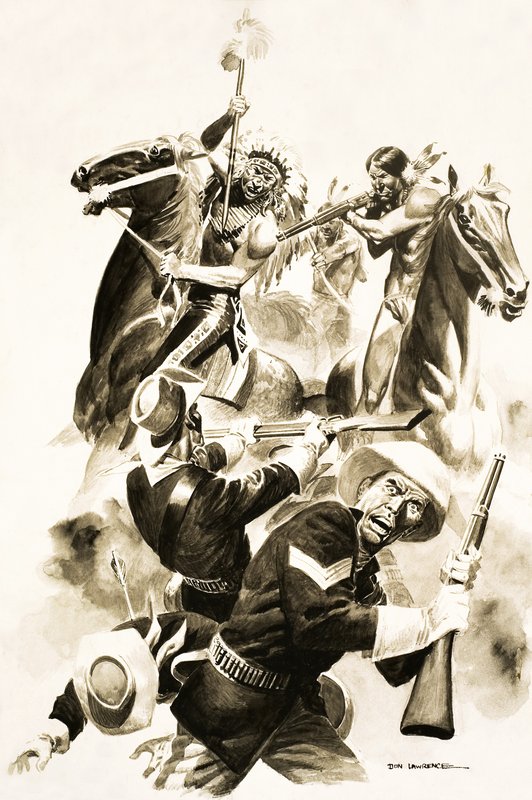 Blut auf der Prärie von Don Lawrence