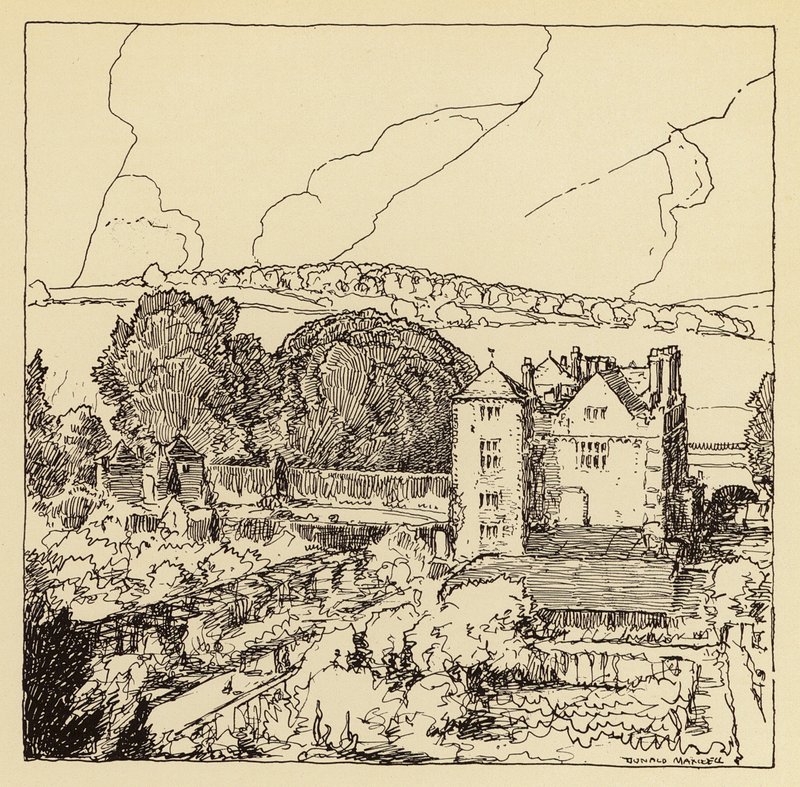 Cranborne Manor House von Donald (after) Maxwell
