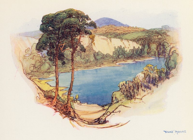 Der Blaue Pool, Purbeck von Donald (after) Maxwell