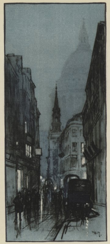 St. Pauls Kathedrale, von Watling Street von Donald Maxwell