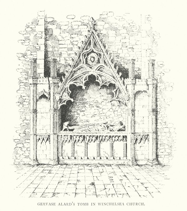 Gervase Alards Grab in der Kirche von Winchelsea von Duncan Moul