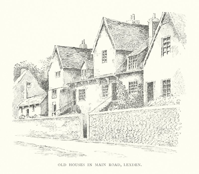 Alte Häuser in der Hauptstraße, Lexden von Duncan Moul