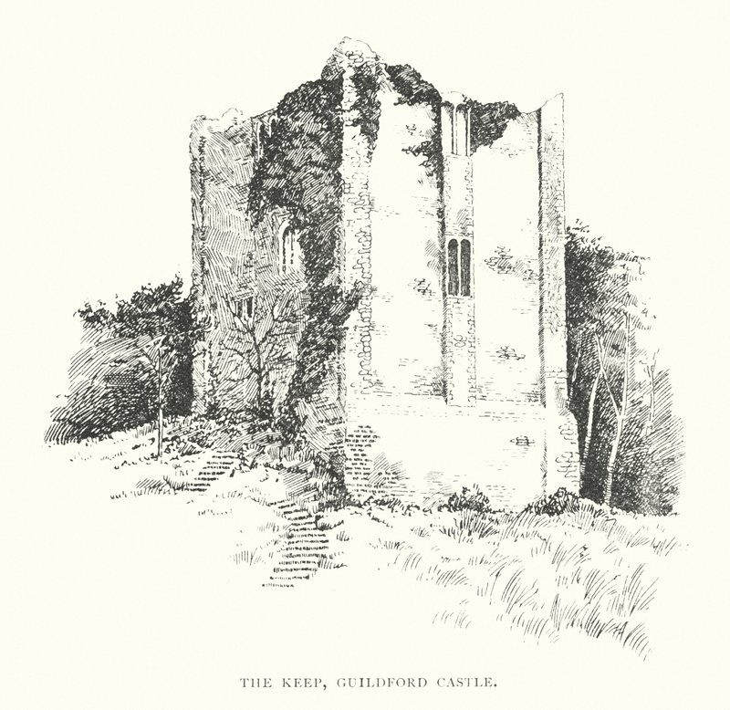 Der Bergfried, Guildford Castle von Duncan Moul