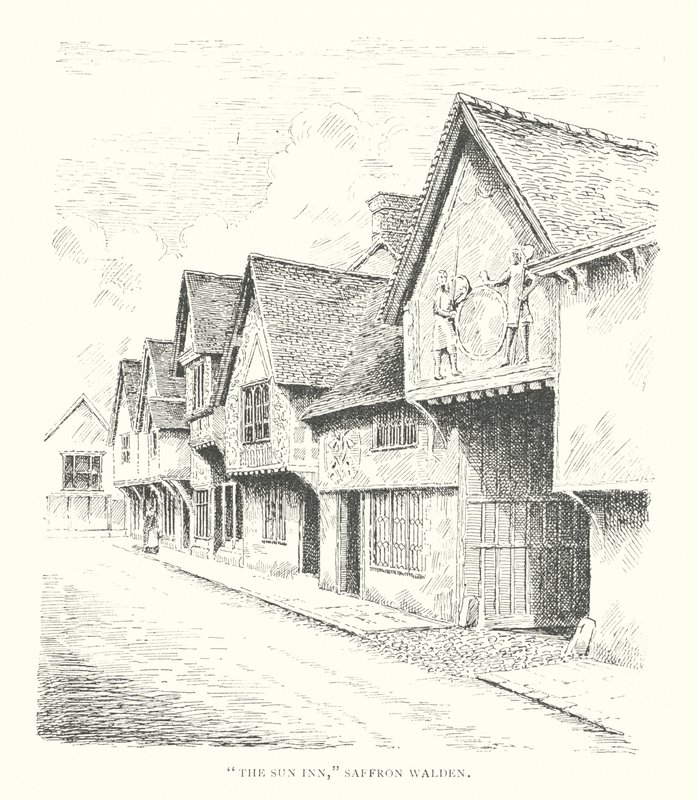"The Sun Inn," Saffron Walden von Duncan Moul