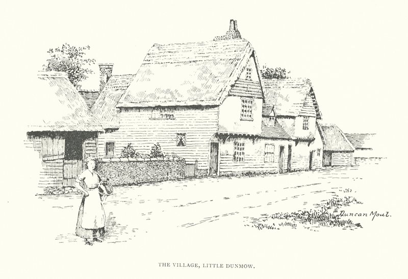 Das Dorf, Little Dunmow von Duncan Moul